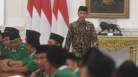 Jokowi di Kongres Ansor Tak Mau Sebut Angka meski Yaqut Bilang 2