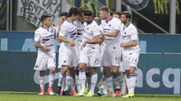 Skor Babak Pertama: Sampdoria vs Lazio 2-0