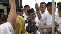 Prabowo Salat Jumat, Gerindra: Hadapnya ke Kiblat Bukan ke Kamera