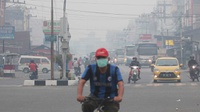 Kebakaran Hutan & Lahan di Riau Meluas, 2.199 Warga Terkena ISPA