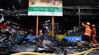 Polisi Tunggu Hasil Analisis Labfor Soal Kebakaran Pasar Blok A