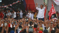 Panwaslu Temukan Anak-anak Ikut Kampanye Jokowi di Banjarmasin