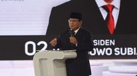 Persoalkan Tawa Penonton Debat, Prabowo: Pertahanan Rapuh, Lucu Ya?