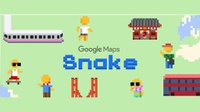 April Mop: Cara Main Game Snake Klasik di Google Maps