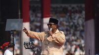 Prabowo Berangkat ke Lokasi Debat, Diiringi Sorak Sorai Pendukung