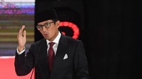 Tutup Debat Pilpres, Sandiaga Sebut TPS adalah Tusuk Prabowo Sandi
