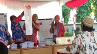 Penghitungan Suara Caleg di TPS Jokowi Dimulai