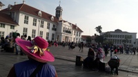 Kawasan Wisata Kota Tua Jakarta Dikunjungi 50.000 Orang Hari Ini