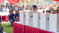 Di TPS Prabowo Subianto Mulai Penghitungan Suara