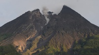 Gunung Merapi Alami Lima Kali Gempa Guguran Jumat 26 April