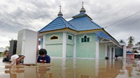 Banjir di Kepahiang Bengkulu Akibatkan Puluhan Ternak Kambing Mati