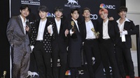 BTS Jadi Grup K-Pop Pertama Raih 3 Trofi BBMAs Berturut-Turut