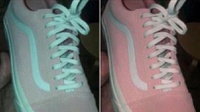 Warna Sepatu Bikin Warganet Terbelah: Abu-Abu atau Pink?