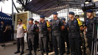 TNI-Polri Perketat Penjagaan KPU RI Usai Pengumuman Hasil Pemilu