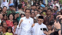 Jokowi Deklarasi Kemenangan di Kampung Deret