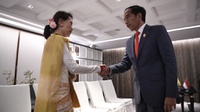 Bertemu Aung San Suu Kyi di Bangkok, Jokowi Bahas Situasi Rakhine