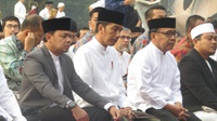 Iduladha 2019: Jokowi dan Iriana Salat Id di Kebun Raya Bogor