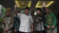 Hadiri Pelantikan Jokowi, Prabowo dan Sandiaga Tiba di DPR