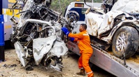 Dua Sopir Dump Truk Ditetapkan Tersangka Kecelakaan Tol Cipularang