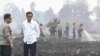 Jokowi di Riau: Langkah Redakan Karhutla, Water Bombing Hingga Doa
