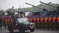 HUT TNI ke-74: Pemerintah Tambah 60 Jabatan Perwira Tinggi