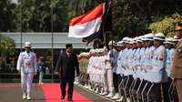 Serah Terima Jabatan Menteri Pertahanan dari Ryamizard ke Prabowo 