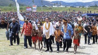 Jokowi Resmikan Jembatan Holtekamp di Papua Senilai Rp1,8 Triliun