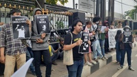 Demonstran Peringatan Hari HAM di Jakarta Ditangkap Paksa Polisi