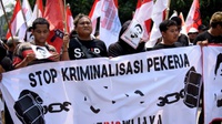 Aksi Demo Serikat Pekerja JICT di Tanjung Priok