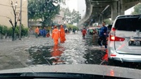 Dinas DKI: Aspal Amblas di Thamrin City Bukan karena Hujan