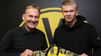 Erling Haaland Hattrick Saat Debut di Borussia Dortmund Liga Jerman