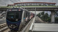 MRT Jakarta Tetap Beroperasi Normal Pascabanjir