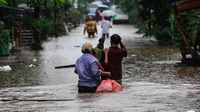 Warga Palmerah Jakarta Barat Hilang Terseret Banjir