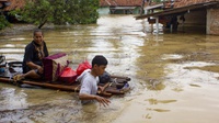 Banjir di Karawang Hari Ini Buat 9.541 Warga 14 Kecamatan Mengungsi