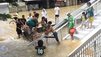 Twit Ahok BTP soal Banjir Jakarta: Warga Dekat DAS Diminta Waspada