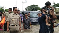 Gubernur Anies Klaim Banjir Hanya Genangi 15 Persen Jakarta