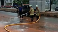 Polisi Masih Lakukan Rekayasa Lalu Lintas Akibat Banjir Jakarta