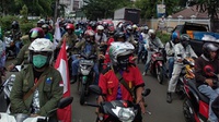 Aliansi Buruh Banten Bersatu Demonstrasi Tolak RUU Cilaka