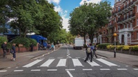 Zebra Cross Abbey Road Dicat Ulang Saat London Lockdown Corona