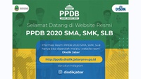 Link Pendaftaran PPDB Jabar Tahap 2: ppdb.disdik.jabarprov.go.id