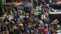 273 Pedagang Pasar di Jakarta Positif Corona, Kramat Jati Tertinggi