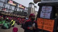 Polisi: 7 Demonstran RUU Cilaka Masih Ditahan sampai Sabtu Pagi