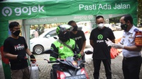 Gojek Gelar Aksi J3K Bersama Dishub Kota Depok