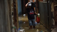 Banjir Kembali Rendam Permukiman di Kebon Pala, Kampung Melayu