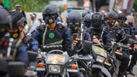 Alasan Pandemi, Patroli Polisi Bubarkan Massa Penolak Omnibus Law