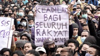 Buruh & Mahasiswa di Jambi Turun ke Jalan Tolak UU Ciptaker