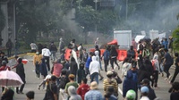 Situasi Demo 8 Oktober Tolak Omnibus Law di Jakarta, Jogja & Malang