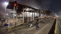 18 Halte Transjakarta Rusak usai Demo, Kerugian Capai Rp45 Miliar