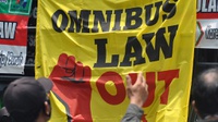 Tolak UU Cipta Kerja, Massa Gebrak Demo Istana Negara Lagi