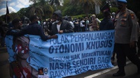15 Demonstran Tolak Otsus Papua Jilid II Ditangkap di Kompleks DPR
